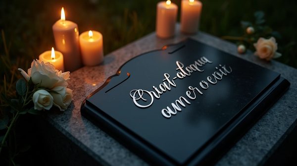 Plaques funéraires personnalisées : un hommage unique et durable